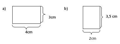 Área - Como calcular a área do quadrado e do retângulo? 