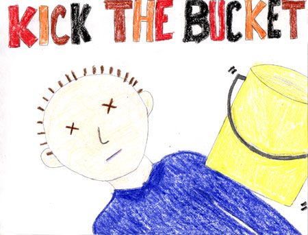 kick the bucket - Aprendendo Inglês