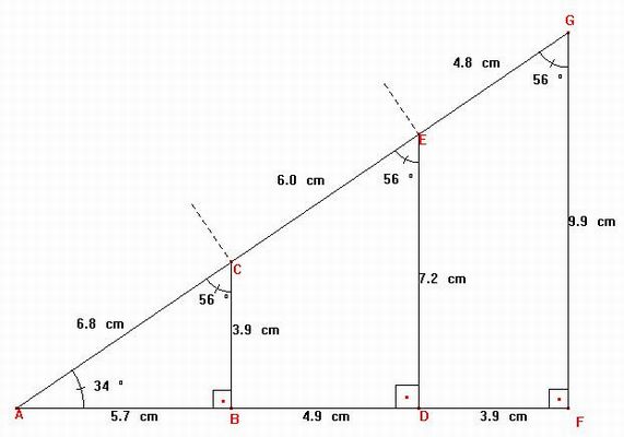 Exercício 1-Trigonometria no triângulo retângulo - Parte 1.2 – GeoGebra