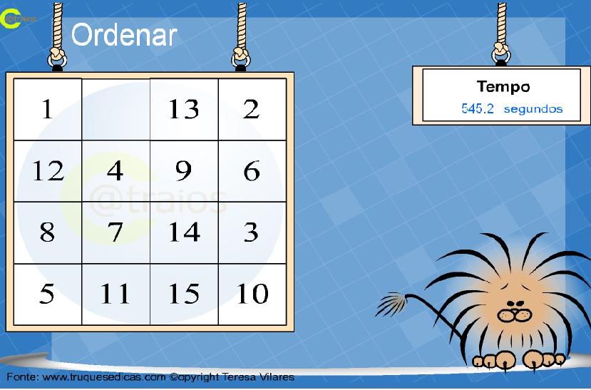 Jogo de matemática - Me põe na história