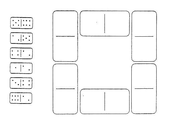 Jogo de dominó para imprimir e brincar com as regras do jogo!