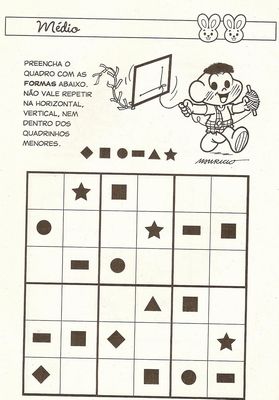 Gioco Jogos Criativos - Mais uma encomenda pronta. O Sudoku é um jogo que  envolve raciocínio e lógica. No jogo tradicional a ideia é completar as 81  células usando números de 1