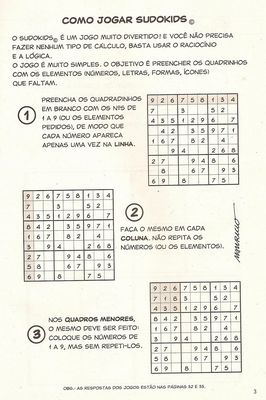 Regras do sudoku