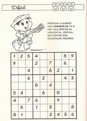 Sudoku Matemático nº2 - Nível Difícil