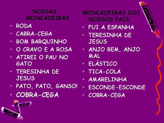 18 Brincadeiras Antigas e Como Brincar - Cola da Web