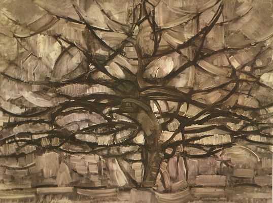 Árvore prateada -1911 - Mondrian
