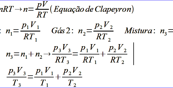 Portal Del Profesor - Gases Perfeitos – Mistura Física De Gases.