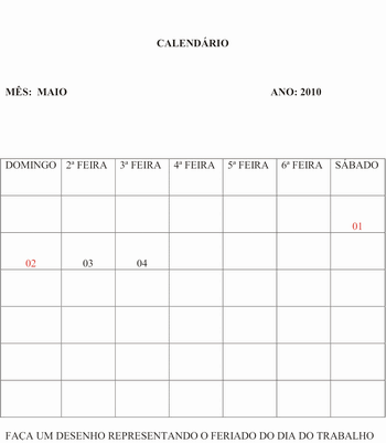 Uso do calendário em uma aula sobre controle do tempo - Educador