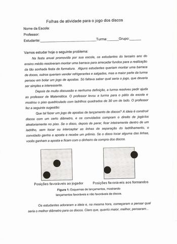 Planos de Aula Sobre Probabilidade Jogos e Atividades Sobre Probabilidades  para Estudantes