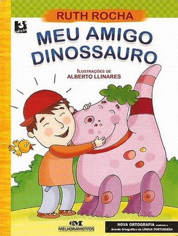Quadrinhos infantil relevo dinossauro