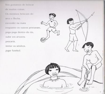 Brincando com as Brincadeiras Indígenas: Desenhos para Imprimir e