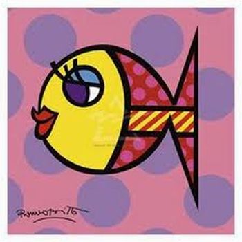 Telas do Romero Britto para colorir – recriandonaalfabetizao