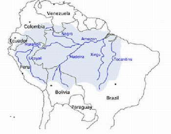 Mapa Rio Amazonas