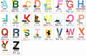 Alfabeto pra Imprimir - Jogo da Memória