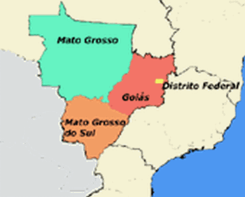 Mapa Centro-Oeste