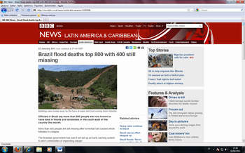 Flood in Brazil