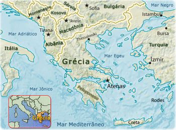 Grecia - mapa