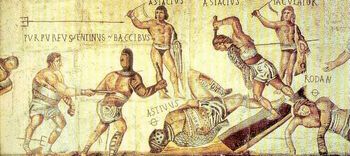 Gladiadores - Arte Romana