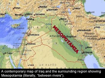 mapa iraque