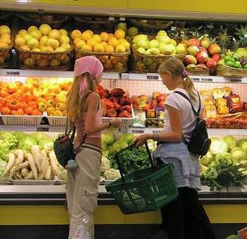Mulheres no supermercado