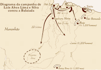 Mapa combate Balaiada