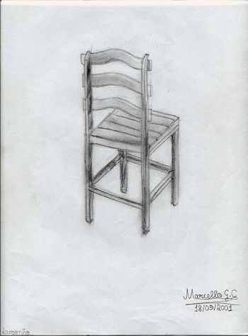 Desenho de uma cadeira
