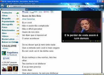 Música:letras, traduções, Vídeos e Biografias: Tradução da música