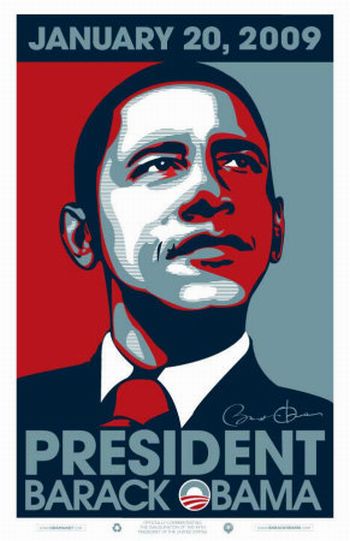 Cartaz Barack Obama