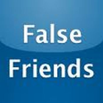 Dicionário e prática false friends