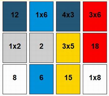 Matemática Se Aprende Brincando: Jogo: Dominó da Multiplicação