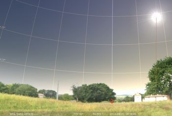 Ocaso do Sol em localidade do Equador