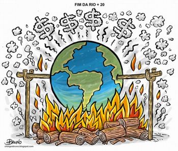 Charge aquecimento global