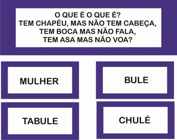 Charadas de Objetos com Respostas - Racha Cuca