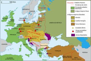 mapa da Europa apÃ³s a 2Âª Guerra Mundial