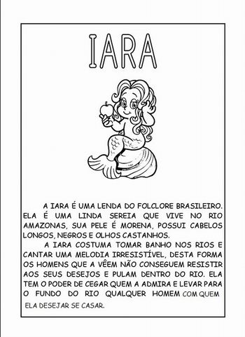 Atividade sobre o Curupira - Educação Infantil