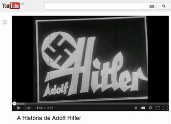 Video sobre a vida de Hitler