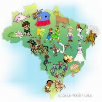 Mapa 5 Regioes do Brasil