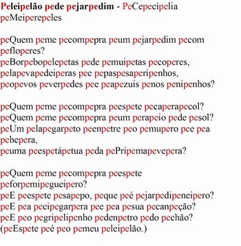 Lingua do pe