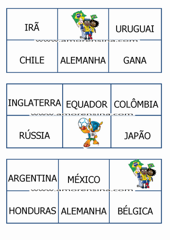 Bingo paises