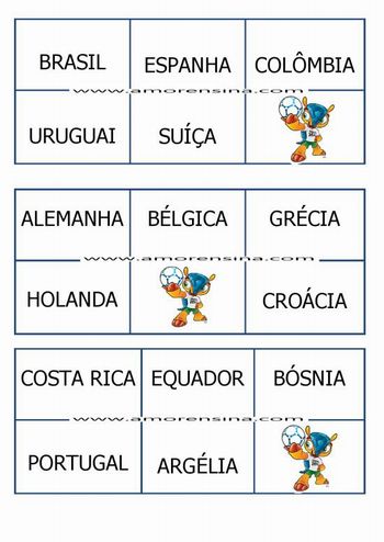 Bingo paises 5