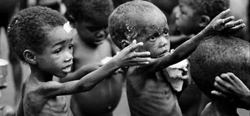 Fome - criancas desnutridas