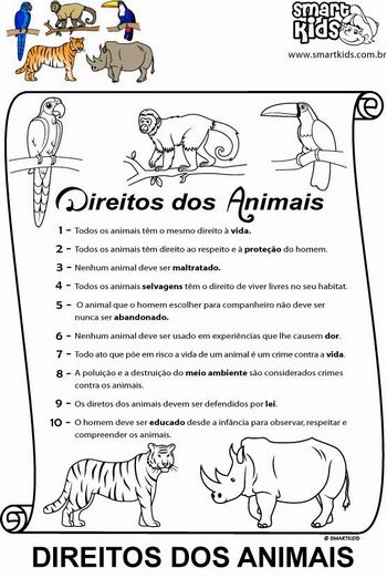 Direitos dos animais - 10
