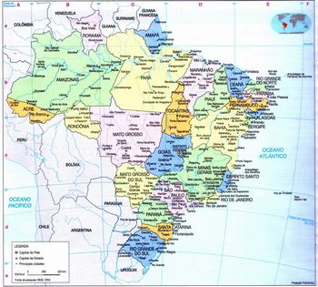 Mapa Brasil PolÃ­tico