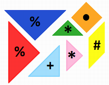 PROF. VANDERLEY AC - MATEMÁTICA: # TANGRAM