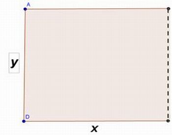 Figura 6 - Mesa fechada com dimensoes x e y