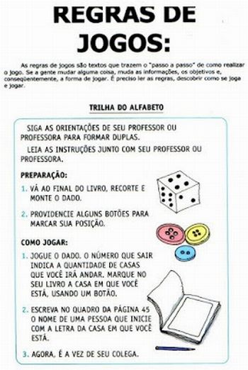 Texto instrucional - 1º Ano - Forca - Jogo da forca