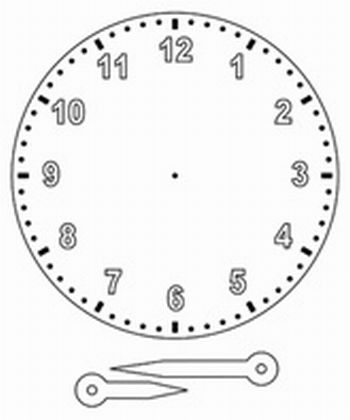 Recurso “Hora Exata”- Relógios para imprimir e montar na alfabeti