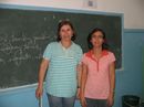 Professora Marta e coordenadora pedagógica Roselei Sueli.