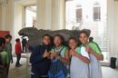 Grupo de alunos no Museu Histórico Nacional