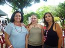 Da esquerda para a direita, professoras Luciane, Fabíola e Jaqueline.